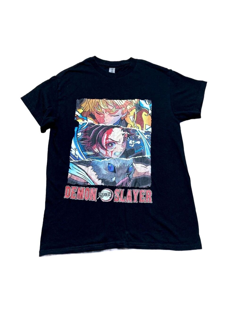 Demon Slayer Graphic T-Shirt Size Small Black